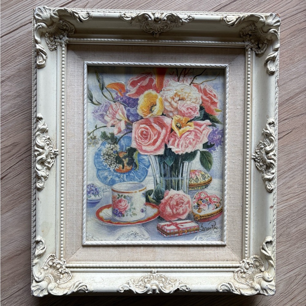 Susan Rios Original Painting on Canvas Framed and Signed
